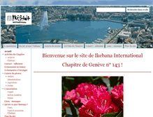 Tablet Screenshot of ikebana-international-geneve.ch